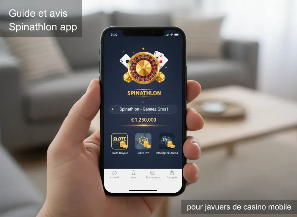 Guide et avis Spinathlon app pour joueurs de casino mobile