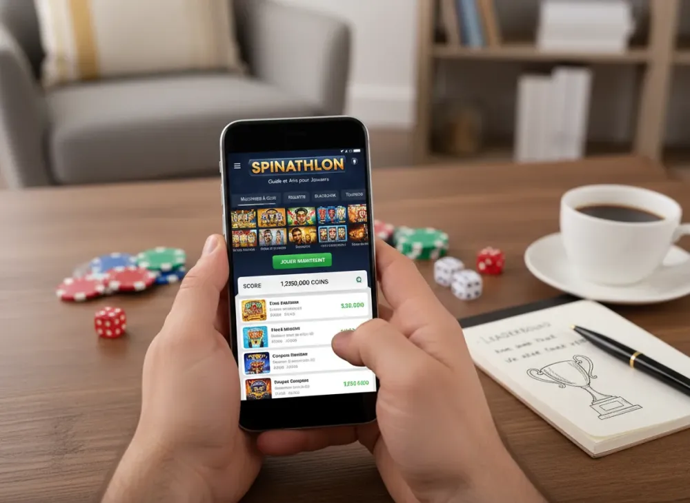 Guide et avis Spinathlon app pour joueurs de casino mobile